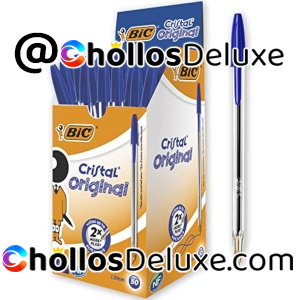 Caja de 50 BIC Cristal Bolígrafos Azules
