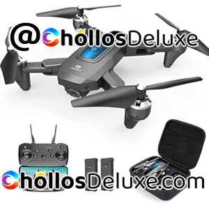 Deerc D10 Drone Cámara 2K UHD +2 Baterías +Extras