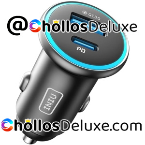 Cargador de Coche 2 Puertos 36W