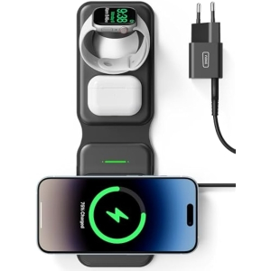 Cargador Inalámbrico 20W 3 en 1