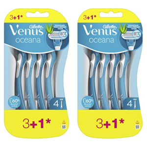 8x Venus Gillette Oceana Cuchillas Desechables Mujer