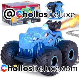 Coche Teledirigido 4X4 Monster Truck Luces/Sonidos y Pulverización