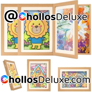 Set de 3 Marcos Dibujos Infantiles A4