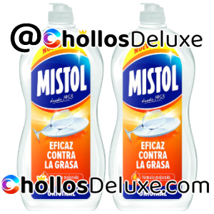 2x Mistol Lavavajillas Líquido Concentrado 900ml