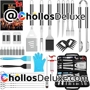 Estuche 35 Utensilios para Barbacoa