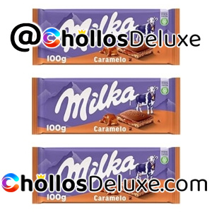 3x Milka Chocolate con Crema Caramelo 100g