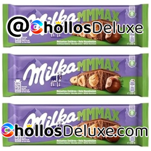 3x Milka MMMAX Tableta Grande de Chocolate con leche y Avellanas Enteras 270g
