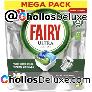 77 Cápsulas Lavavajillas Fairy Ultra All in One