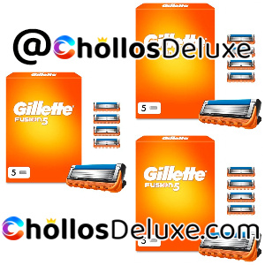 3x Afeitar Gillette Fusion 5 5 Cuchillas