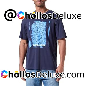 Jack & Jones Jcocity Map Camiseta Hombre