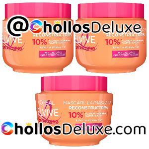 3x Elvive S.O.S. Dream Long Mascarilla Pelo 300ml