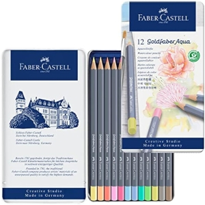 Estuche 12 Lápices Acuarelables Faber-Castell