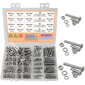 Estuche 520 Tornillos y Tuercas