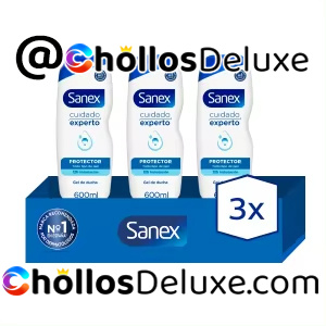 3x Sanex BiomeProtect Dermo Gel de Ducha 600ml