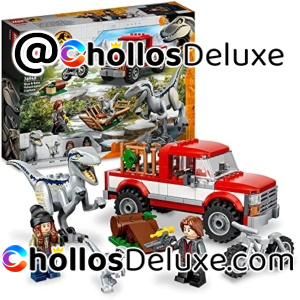 Lego Jurassic World Captura de los Velocirraptores Blue y Beta