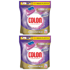 2x Colon Vanish Detergente Cápsulas 32 Lavados