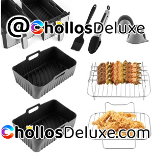 Set Accesorios Freidora Doble Zona 7.6L-9.5L