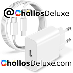 Cargador 20W USB C +Cable 2 Metros Tipo C