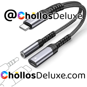 Adaptador USB C a Jack 3.5mm 2 en 1