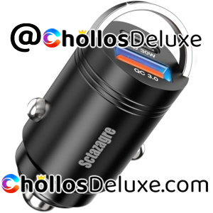 Cargador Coche USB C 30W +QC3.0