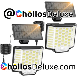 Pack de 2 Focos Solares con Sensor de Movimiento