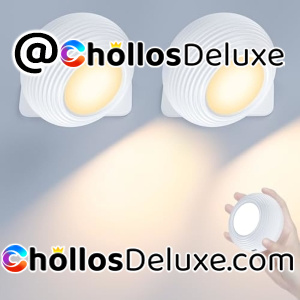 2x Lámparas de Pared LED 3000mAh