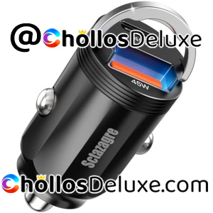 Cargador Coche Carga Rapida (PD 45W +QC 3.0)