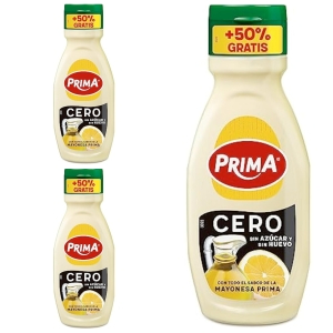 3x Mayonesa Prima Cero 395ml