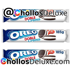3x Oreo Doble Crema Galletas de Cacao 185g