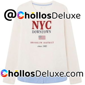 Springfield Camiseta NYC Chenilla Mujer