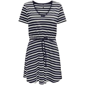 Only Onlmay S/S V-Neck Short Dress Jrs Noos Vestido Corto para Mujer