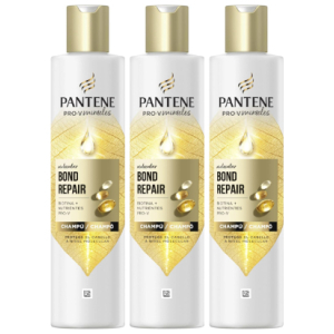 3x Pantene Champú con Biotina 250ml Pelo Seco y Dañado