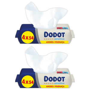 8x Dodot Sensitive 54 Toallitas Bebé