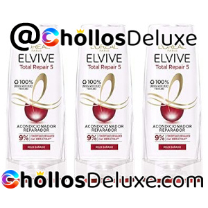 3x L'Oreal Paris Elvive Total Repair 5 Acondicionador Reparador 300ml