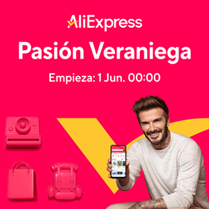 Cupones para la promoción pasión veraniega de Aliexpress