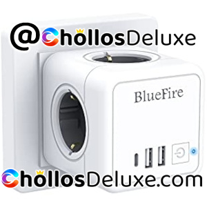 Powercube 7 en 1 (4 Tomas Corriente +3 USB)