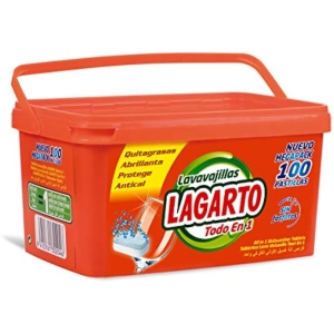 Lagarto 100 Pastillas Lavavajillas Todo En Uno