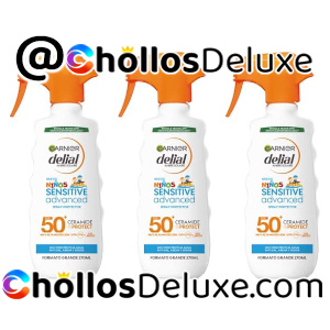 3x Garnier Delial Kids Spray Solar 270ml