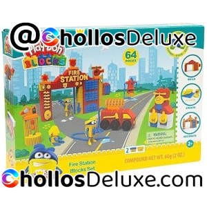 Play-Doh Blocks Estación de Bomberos 64 Piezas