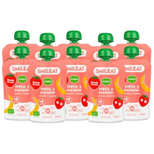 10x Smileat Pouch Frutas Ecológicas