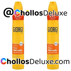 2x Giorgi Line Espuma Rizo Marcado 24h Fijación 4 de 250 ml