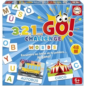Educa 3,2,1 GO Challenge Words Juego de Mesa Infantil