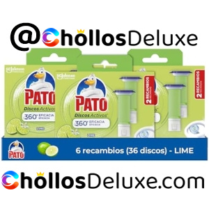 Pack de 6 Recambios Pato Discos Activos Lima