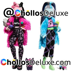 Monster High Fiesta de Pijamas Muñeca articulada con Pijama, Mascota y Accesorios