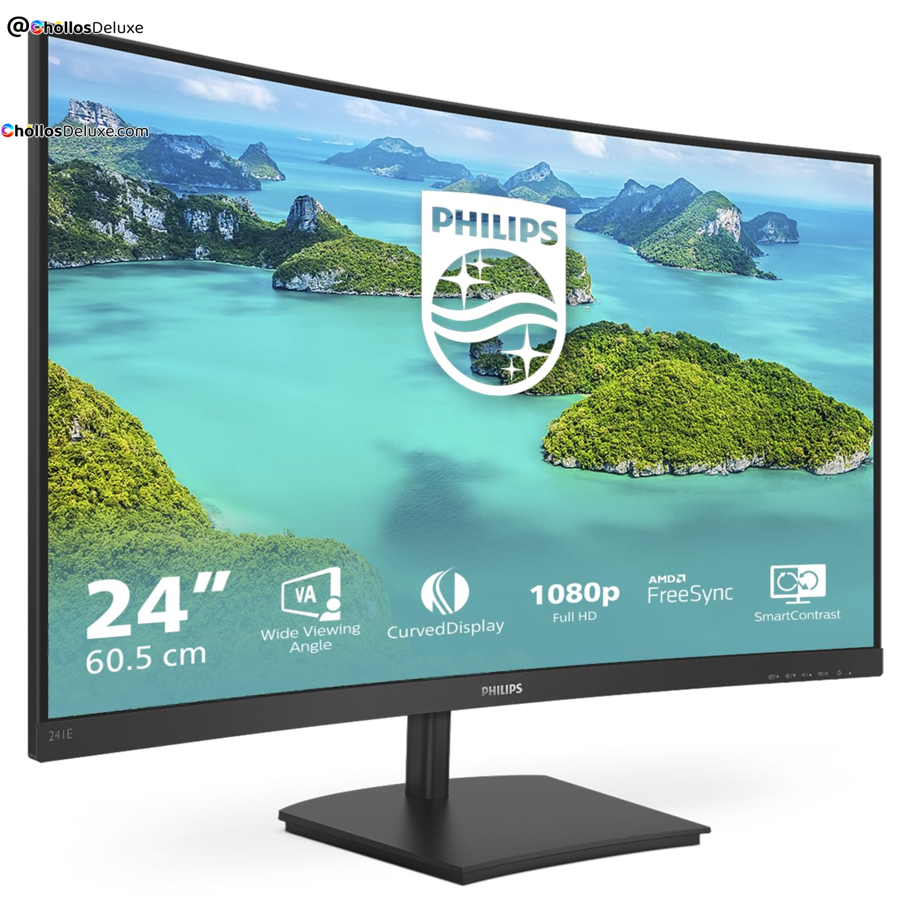 Philips 241E1SCA Monitor Curvo 24" FHD 75Hz
