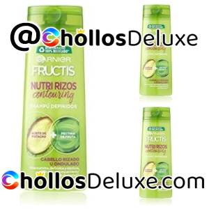 3x Garnier Fructis Champú Rizos, 380ml