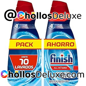 2x Finish All in 1 Max Power Gel 35 Lavados