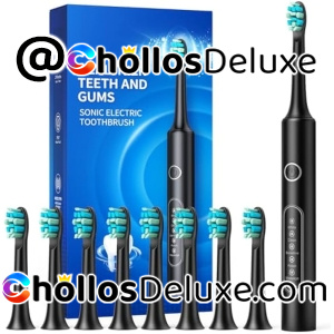 Cepillo Eléctrico Recargable 5 Modos +8 Cabezales