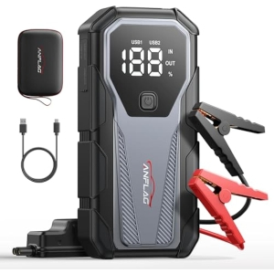 Arrancador Bateria Coche 4500A 12V +Extras