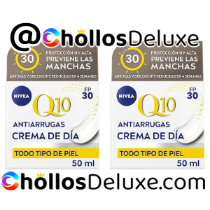 2x Nivea Q10 Crema Hidratante Antiarrugas FP30